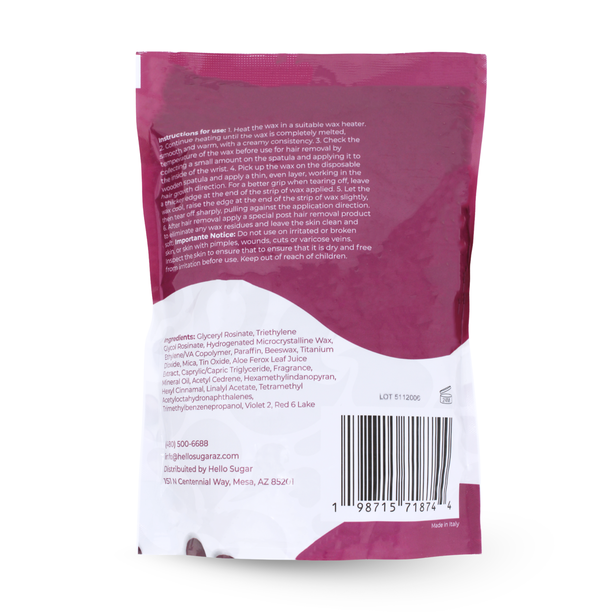 HS Plum Perfect Pebble Wax | 1 Case | 12 Units