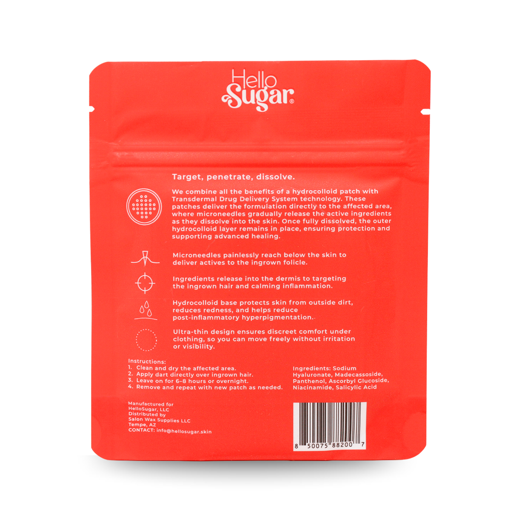 HS Microneedle Dart Patches | 1 Pack | 9 Darts