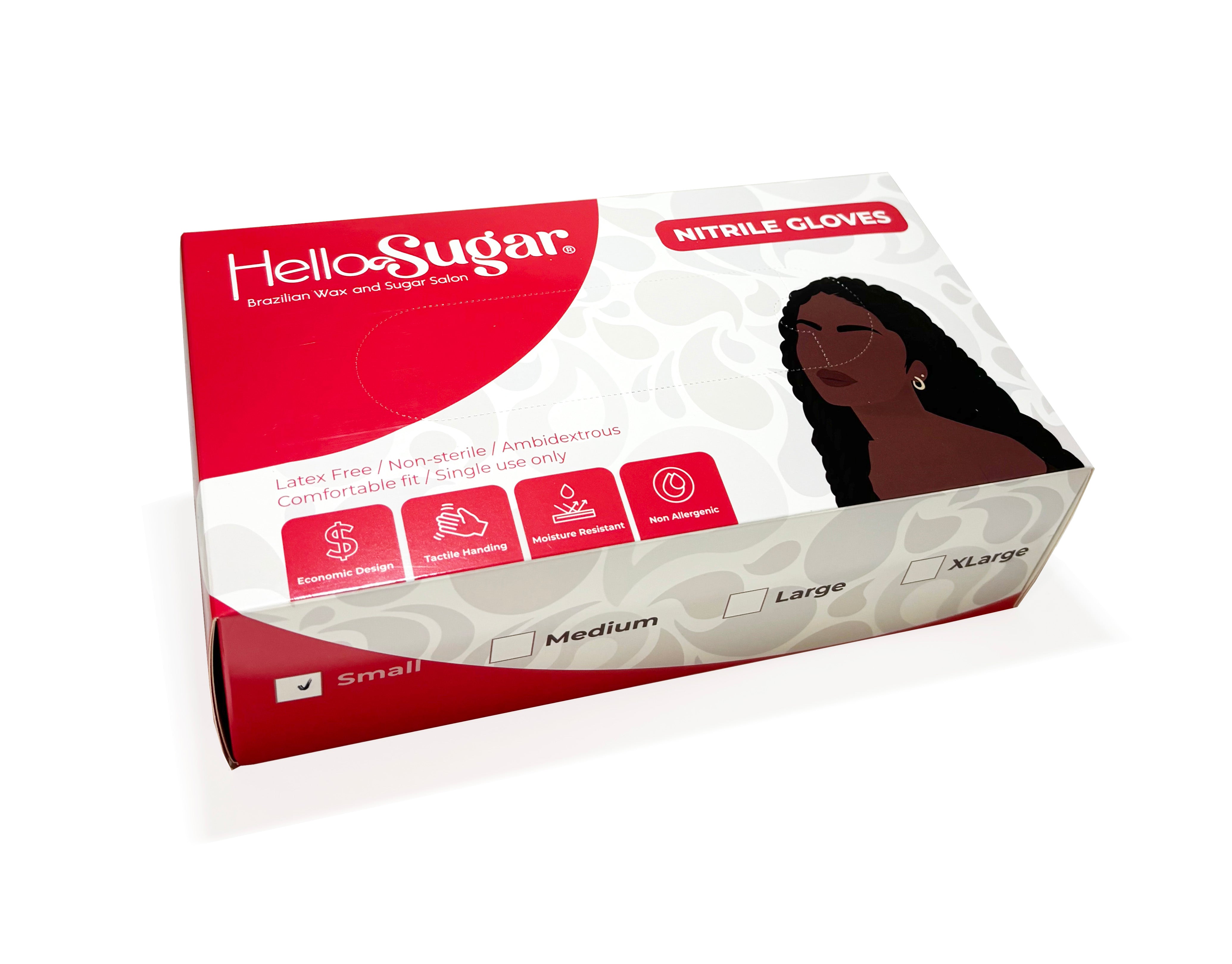 Hello Sugar - Nitrile Gloves - S - Light Pink (Case of 20 boxes)