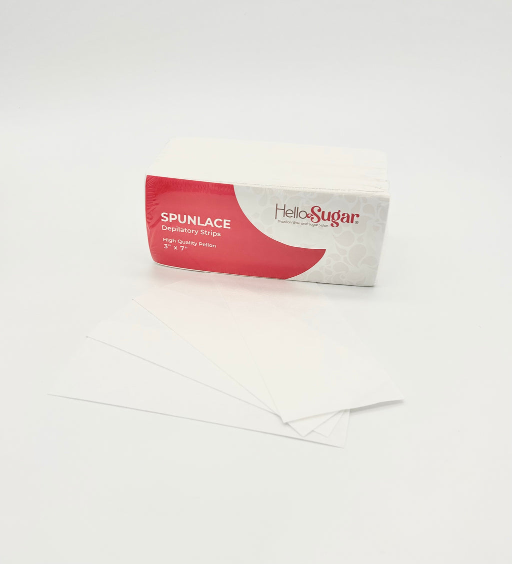 Hello Sugar | Waxing Strips (Spunlace/Pellon) 3"x7" 200/Pack