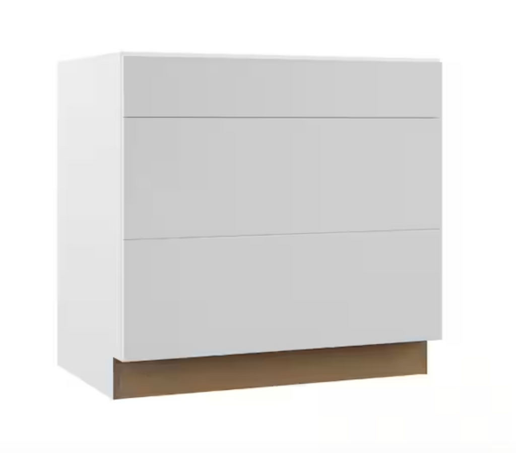 HS Drawer Base | 36" | White Slab Door | 1 Unit