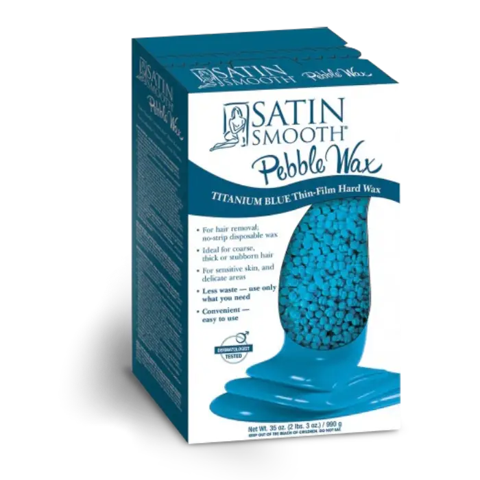 SS Titanium Blue Pebble Wax | 1 Case | 12 Units