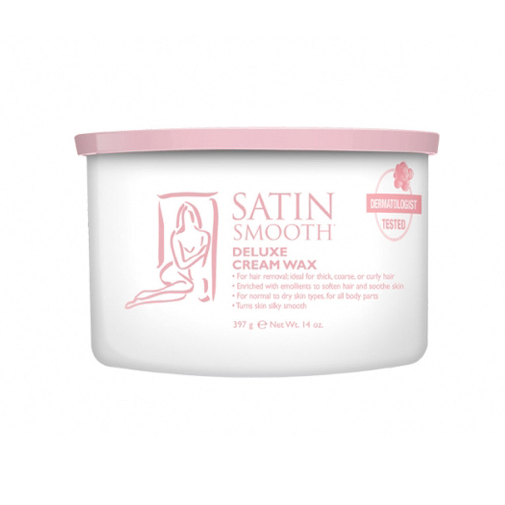 SATIN SMOOTH Deluxe Cream Wax (case of 12) SSW14CRG